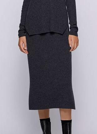 Преміум спідниця boss, вовна+кашемір