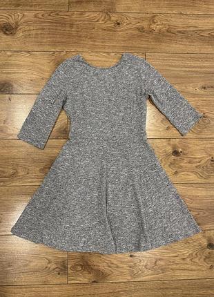 Сукня сіра меланж
