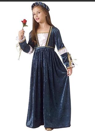 Джульєта джульетта серньовічна принцеса леді ровена средневековое платье сукня карнавальний костюм