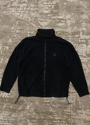 Вживана флісова кофта salewa тепла розмір xl чоловіча укк фліска чорний колір