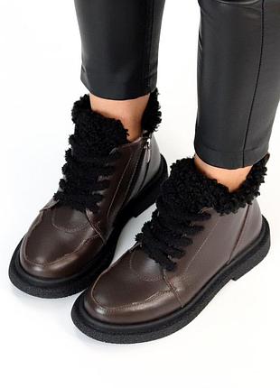 Ботинки натуральная кожа украина