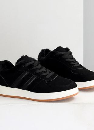 Кросівки зима натуральна шкіра замша