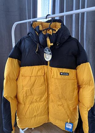Зимова куртка ballistic ridge oversized puffer - yellow black