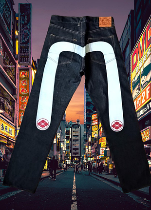 Джинси evisu. w-34. l-36.