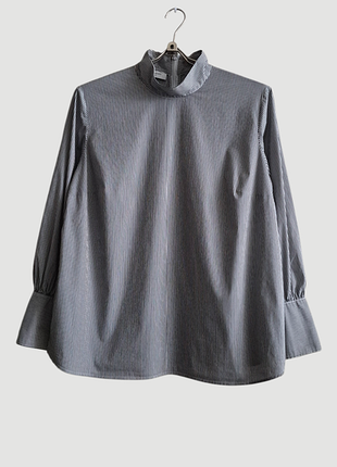 Блуза у смужку з коміром стійка / женская блуза в полоску с воротником стройка gerry weber