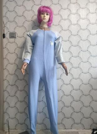 Теплый флисовый комбинезон кегуруми для дома