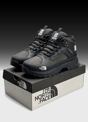 Чоловічі кросівки the north face x soukuu glenclyffe fur black khaki.