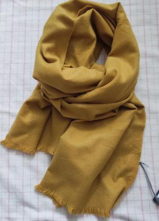 Шарф, палантин від laura ashley, гірчичний колір, новий