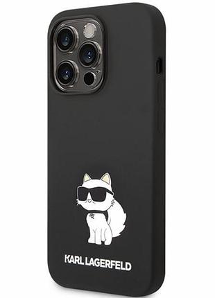 Чохол karl lagerfeld hardcase silicone iphone 14 pro max black