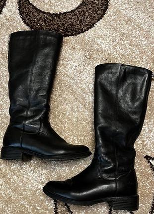 Жіночі шкіряні зимові чоботи