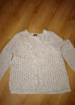 Свитер женский оверсайз вязаний