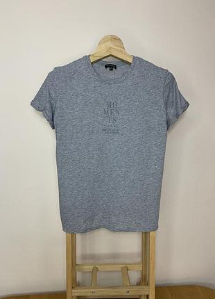 Massimo dutti оригінал  сіра футболка