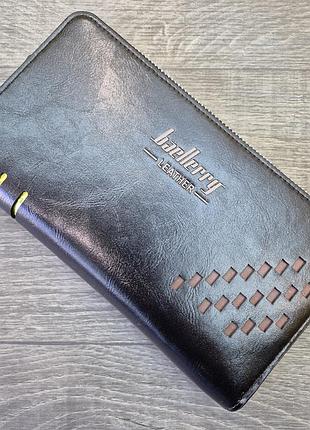 Клатч портмоне baellerry leather 3