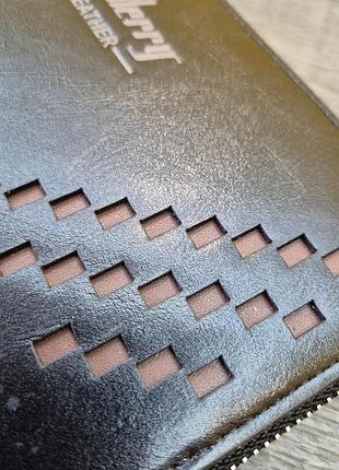 Клатч портмоне baellerry leather 4
