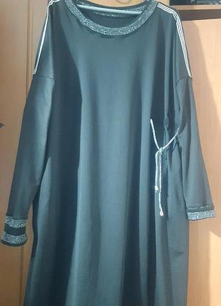 Нова тепла сукня бохо спортшик оверсайз