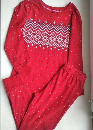 George пижама новогодняя хлопок 4-5 лет 104-110 см