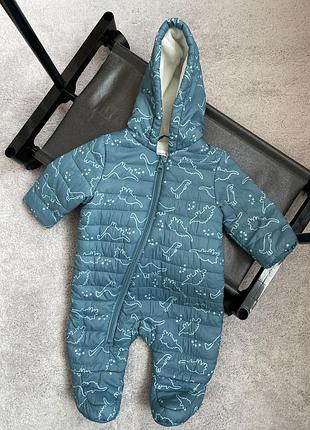 Демісезоник комбінезон 0-3 місяців з діно