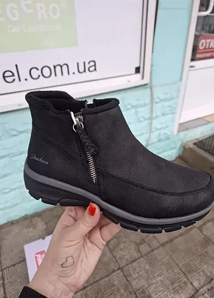 Skechers easy going зима,артикул 168031 вlk, в 38,39