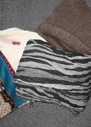 Шарф и шарфы-хоматы женские одним лотом.