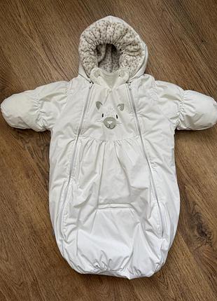 Комбінезон-сумка дитяча lenne зимова підкладка велюр bliss