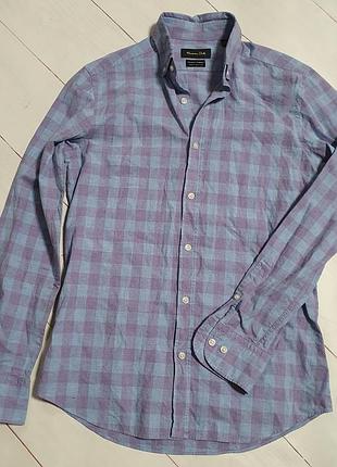 Хлопкова рубашка massimo dutti