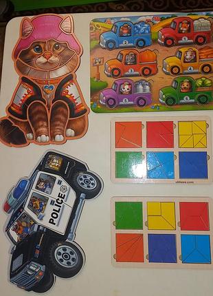 Пазлы и игрушки