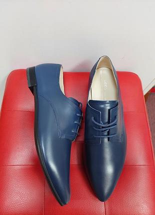 Кожаные туфли экко оригинал