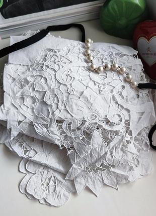 Лот винтажных салфеток ришелье кроше выбитый рисунок, нюансы