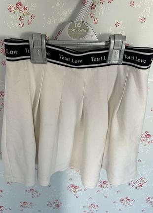 Гарно спідниця/ біла zara/ для 9 років/ 134 см/ ідеальний стан