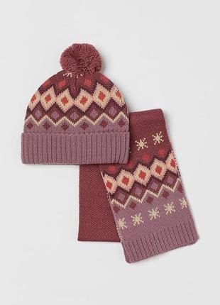Шапка + слой h&amp;m на 4-8 гг