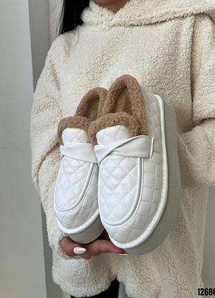 Черевики теплі зима білі