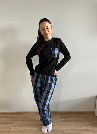 Костюм для дому/піжама, штани + кофта, бавовна