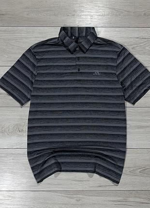 Новая футболка поло адедас adidas performance striped polo, m, оригинал