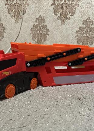 Вантажівка-транспортер, автовоз, трейлер hot wheels