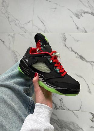 Кроссовки jordan 5 retro low sp x clot арт 2018
