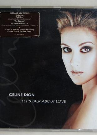 Cd компакт диск celine dion lets talk about love original