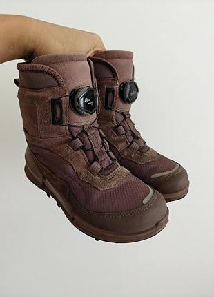 Сапожки зимние ecco, 30, система boa, отличное состояние