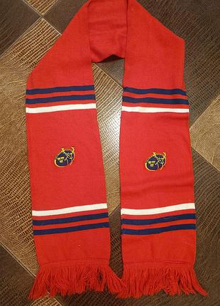 Теплый  двойной шарфик 18×170см