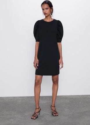 Платье zara m черное