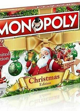 Настільна гра монополія, лімітована версія. різдвяне видання monopoly christmas edition