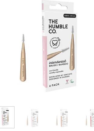 Бамбукові щіточки міжзубні бренд: the humble co.