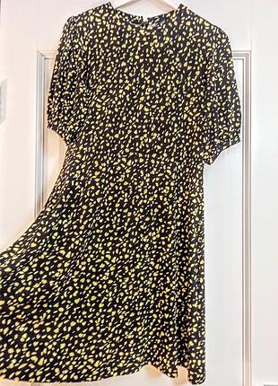 Стильное трикотажное вискозное платье marks & spencer англия 12р-р(40) бренд оригинал