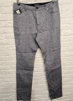 Штани лляні стрейчеві per una l