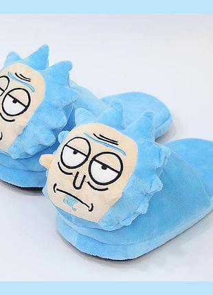 Тапочки плюшевые рик санчез «рик и морти» 35-42 (27 см)