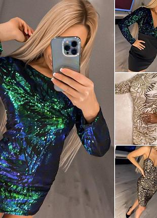 Сукня на новий рік новорічна сукня святкова сукня сукня в пайетку платье в пайетку