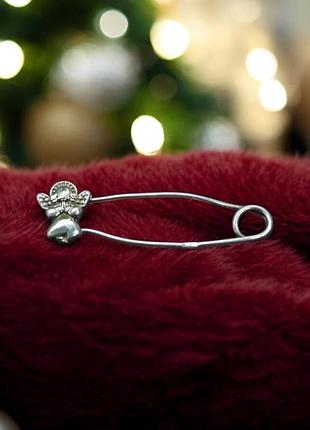 Булавочка срібло 925 шпилька срібна янгол імп 50175