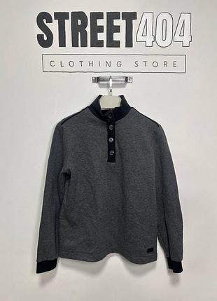 Hugo boss regular fit henley sweatshirt