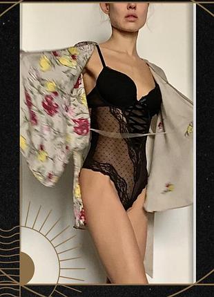 Сітка чорне боді мереживо білизна бретелі стрінги бодік пушап кнопки oldmoney agent