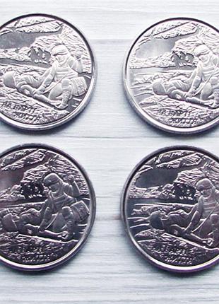 4 шт на варті життя (присвячується військовим медикам) монета 10 грн 2019 р, набір