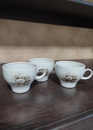 🇩🇪 🇩🇪чашки винтаж ничевина 3 шт